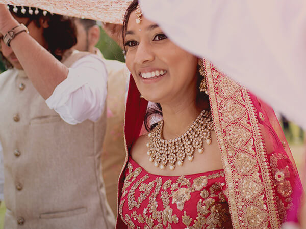 The traditional bride